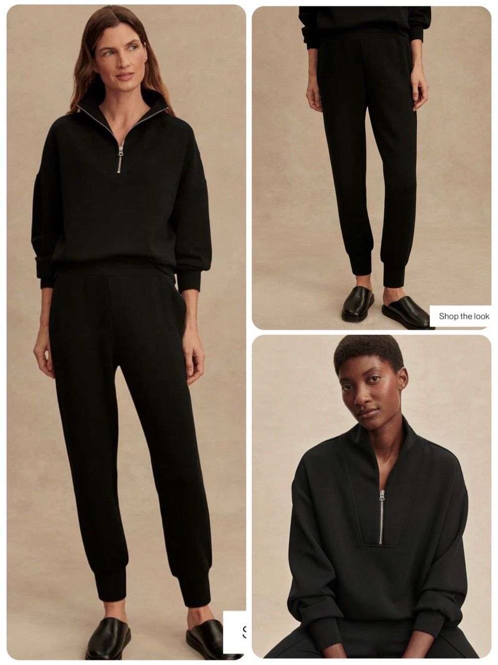 VARLEY DoubleSoft FULL SET - The Slim Cuff Pant 27.5" & Davidson 1/4 Zip Sweatsh